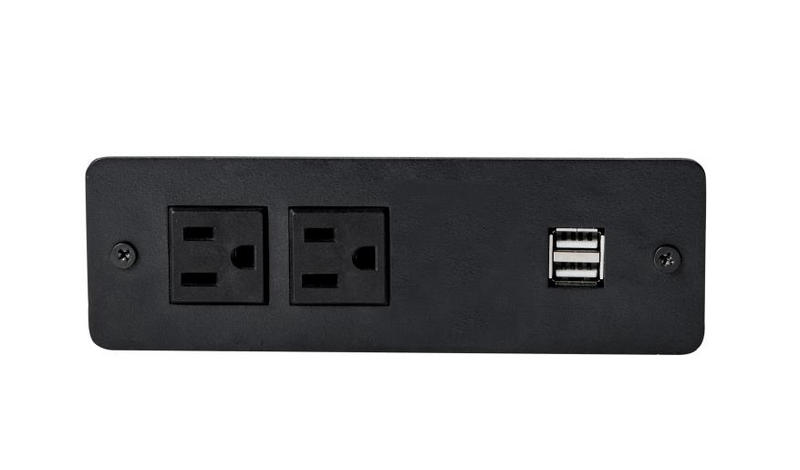 Wyatt Upholstered Motion 3 PC SET With Drop-Down Table Grey