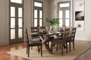 Alston X-Shaped Dining Room Set Knotty Nutmeg.