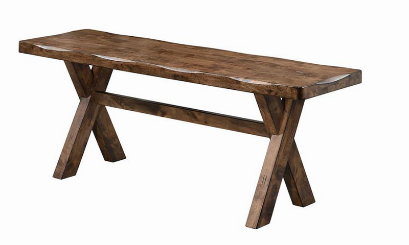 Alston X-Shaped Dining Room Set Knotty Nutmeg.