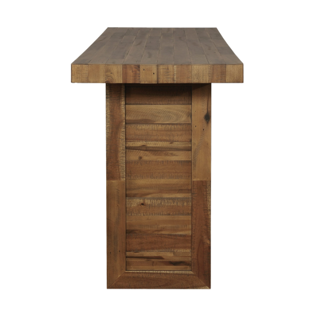 Rectangular Bar Table Varied Natural. 5 PC Set