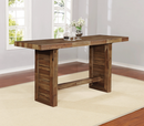 Rectangular Bar Table Varied Natural. 5 PC Set