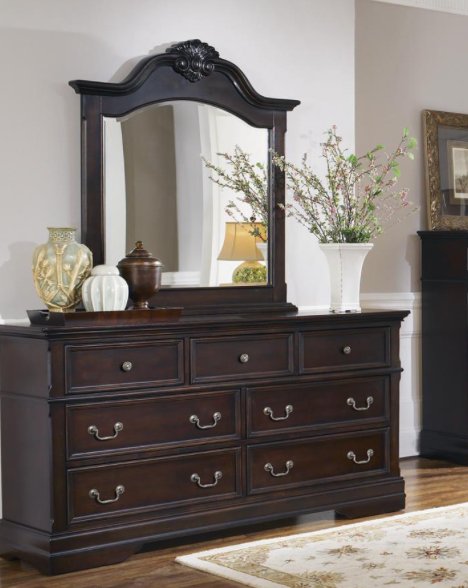 Cambridge Queen Panel Bed Cappuccino And Brown