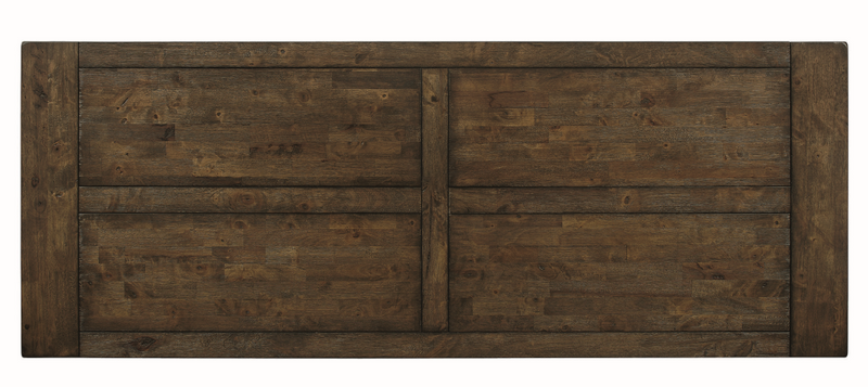 Coleman 5-Piece Counter Height Dining Set Rustic Golden Brown