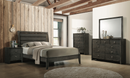 Serenity Queen Panel Bed Mod Grey