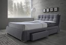 Fenbrook King Tufted Upholstered Storage Bed Grey