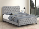Littleton Queen Tufted Upholstered Bed Mineral