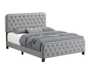 Littleton Queen Tufted Upholstered Bed Mineral