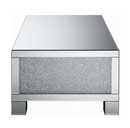 Rectangular Coffee Table Clear Mirror. 3 PC SET