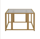 Eastbrook Metal Frame Coffee Table Matte Brass