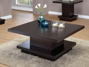 Pedestal Square Coffee Table Cappuccino.