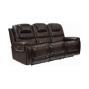 North Cushion Back Power^2 Sofa Dark Brown