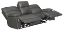 Stanford Cushion Back Power Sofa Charcoal
