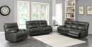 Stanford Cushion Back Power Sofa Charcoal