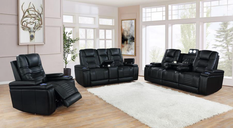 Dual Power Black. 3 Pc Set