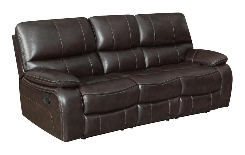 Willemse Motion Sofa With Drop-Down Table Dark Brown