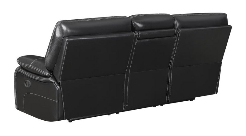 Willemse Motion Sofa With Drop-Down Table Dark Brown