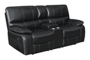 Willemse Motion Sofa With Drop-Down Table Dark Brown