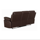 Myleene Motion Sofa With Drop-Down Table Chestnut