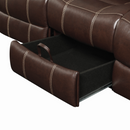 Myleene Motion Sofa With Drop-Down Table Chestnut