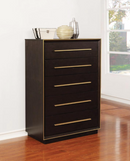 Durango California King Upholstered Bed Smoked Peppercorn And Grey