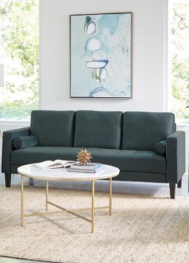 Gulfdale 3-Piece Cushion Back Upholstered Living Room Set Dark Teal