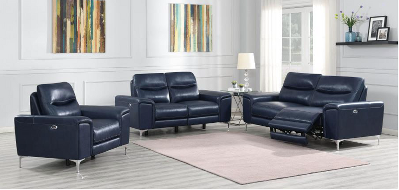 Largo 3-Piece Upholstered Power Living Room Set White