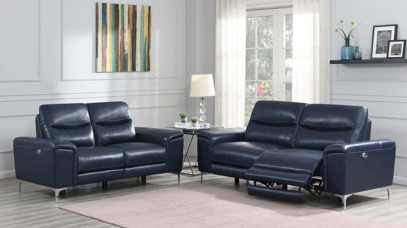 Largo 3-Piece Upholstered Power Living Room Set White