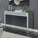 Rectangular Coffee Table Clear Mirror. 3 PC SET