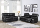 Willemse Motion Sofa With Drop-Down Table Dark Brown