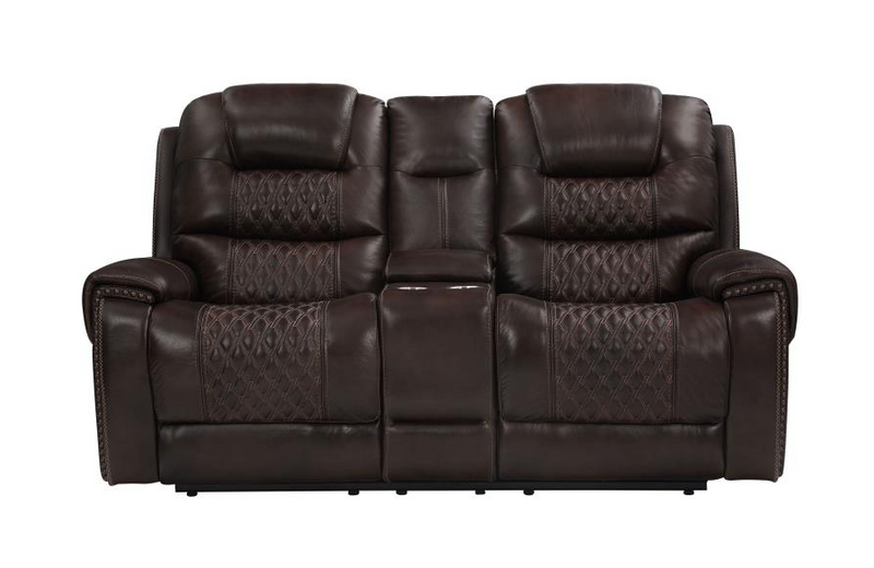 North Cushion Back Power^2 Sofa Dark Brown