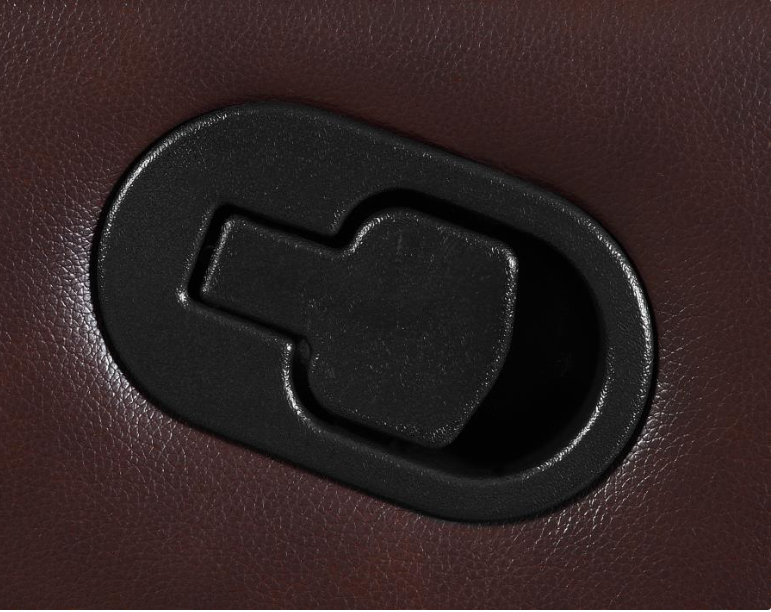 Leather Clifford Pillow Top Arm Motion Chocolate. 3PC SET