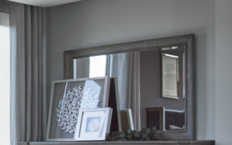 Alderwood  Queen Bedroom Set French Grey 5 PC Set