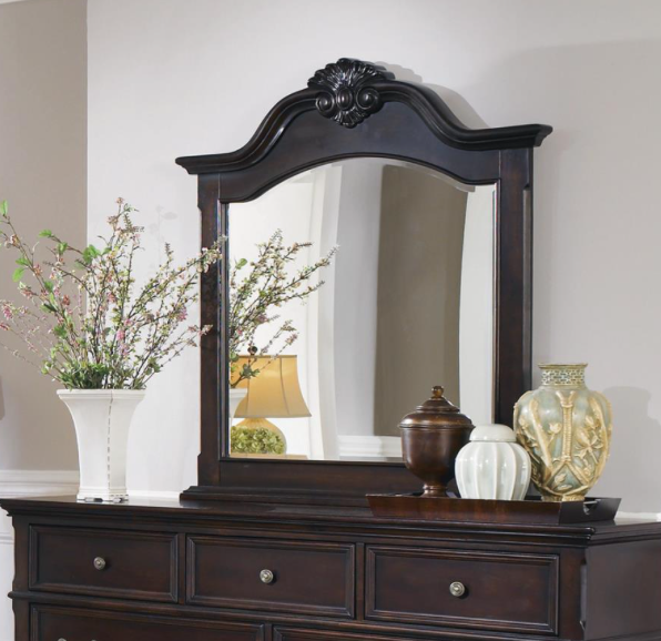 Cambridge Queen Panel Bed Cappuccino And Brown