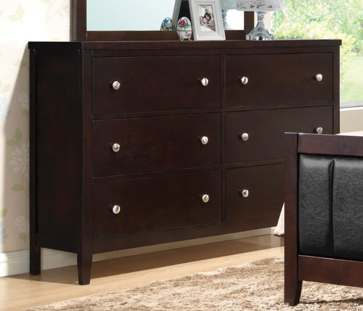 Carlton Queen Upholstered Bed Cappuccino And Black