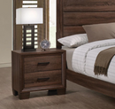 Brandon Queen Panel Bed Medium Warm Brown