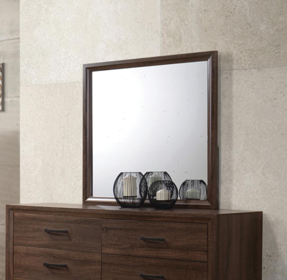 Brandon Queen Panel Bed Medium Warm Brown