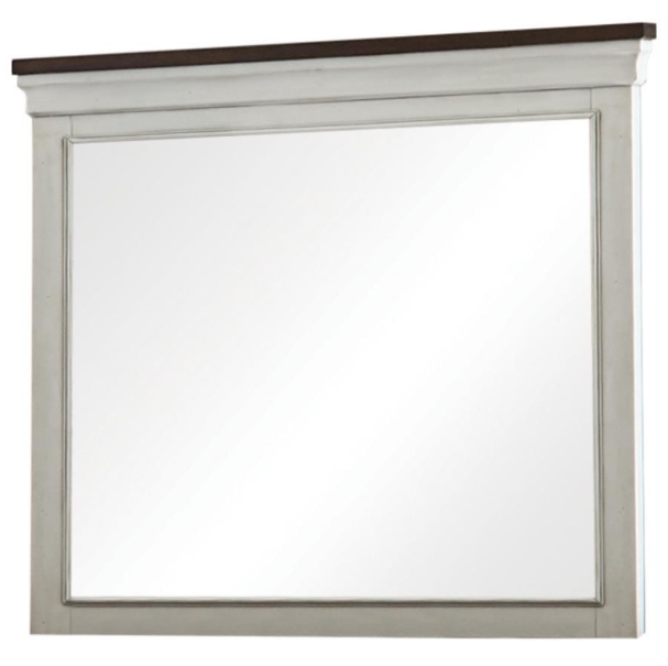 Hillcrest 5 Piece Queen Panel Bedroom Set White And Dark Rum