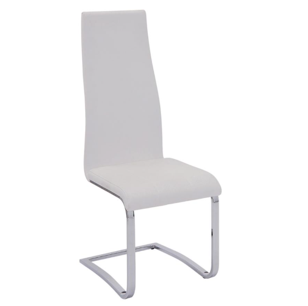 Wexford Glass Top Dining Table With Extension Leaves Chrome