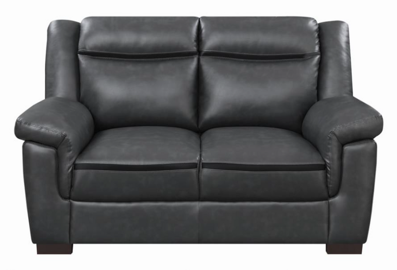 Arabella Pillow Top Upholstered Grey. 3 PC SET