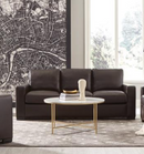 Boardmead 3-Piece Track Arms Living Room Set Dark Brown Leather Main