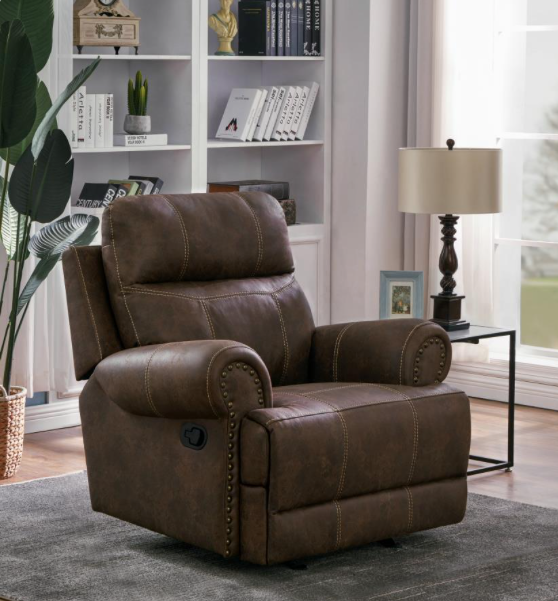 Brixton Upholstered Motion With Cup Holders Buckskin. 3 PC SET