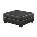 Darie Cushion Back Tufted Sectional Sofa Black