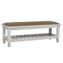 Franco Queen Panel Bed Antique White.