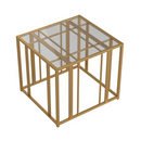 Eastbrook Metal Frame Coffee Table Matte Brass