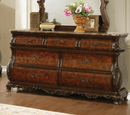 Exeter Queen Tufted Upholstered Sleigh Bed Dark Burl