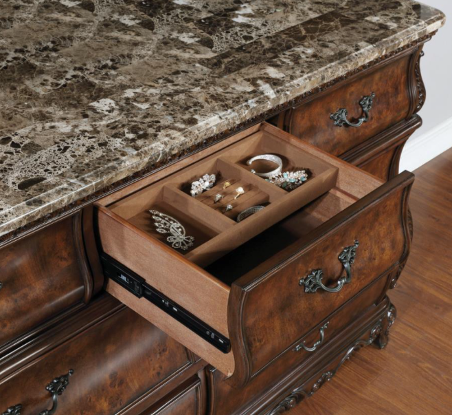 Exeter Queen Tufted Upholstered Sleigh Bed Dark Burl