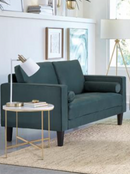 Gulfdale 3-Piece Cushion Back Upholstered Living Room Set Dark Teal