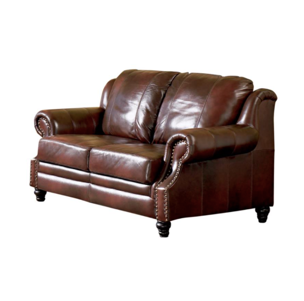 Princeton Rolled Arm Sofa Burgundy