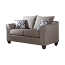 Salizar Flared Arm Sofa Grey. 3 PC SET
