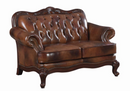 Victoria Rolled Arm Sofa Tri-Tone And Warm Brown